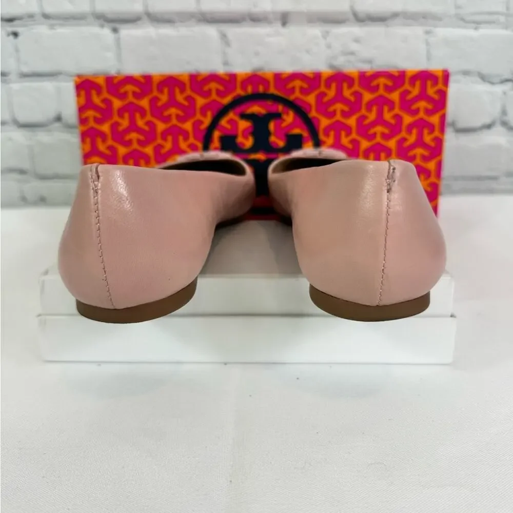 #TORY BURCH Lowells 2 Ballet Flat Mestico Pink Quarts Size 7